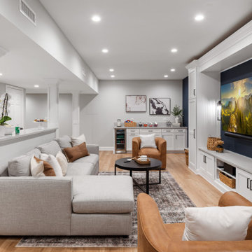 Where Fun Meets Style: North Wales Basement