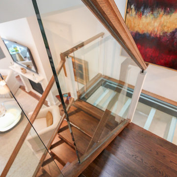Project #68 | Ultra-Modern Staircase with Glass Landings