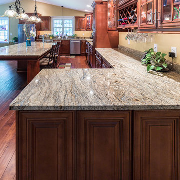 African Rainbow Granite Kitchen