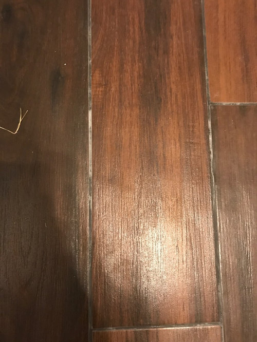 Black Grout turned White