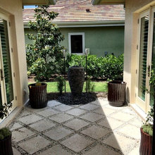 outside master bath