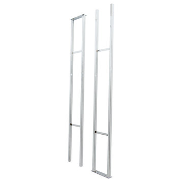 W Series Frame 10' - for VintageView's W Series wine racking, Chrome