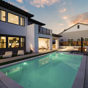 Backyard Transformation with Pool, BBQ & Volleyball Court