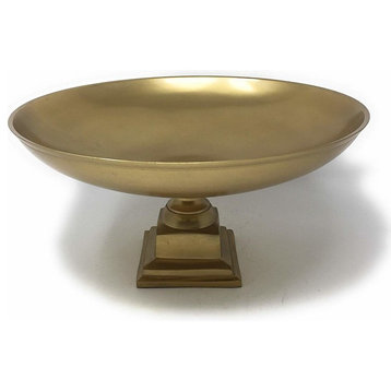 Gold Pedestal Bowl
