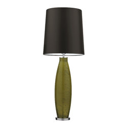 Heathfield & Co Hillaire Table Lamp Olive - Table Lamps