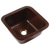 Pollock Copper 12" Single Bowl Undermount Kitchen Sink