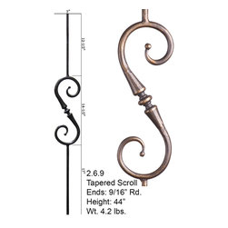 Mediterranean Wrought Iron Balusters - Products