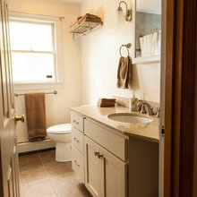 Master bedroom and bathroom