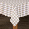 Buffalo Sand Checkered 100% Cotton Table Cloth, 70" Round