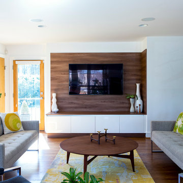 Modern interior and kitchen with 2 isles