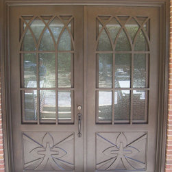 San Luis Wrought Iron Double Door - Front Doors