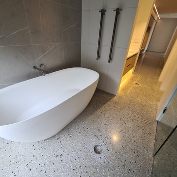 New Home-Polished Concrete floor Semi Gloss McCrae Victoria