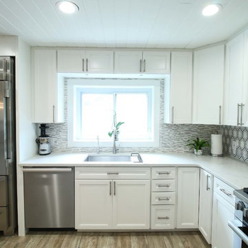 Cabinets.com | Belleair Maple Bright White Cabinets