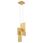 Eurofase - Eurofase 37347-017 Coburg Small Chandelier 1 Light - Coburg Small LED Pendant, Anodized Gold Finish witCoburg Small Chandel Painting Bronze CleaUL: Suitable for damp locations Energy Star Qualified: n/a ADA Certified: n/a  *Number of Lights: 1-*Wattage:28w LED bulb(s) *Bulb Included:Yes *Bulb Type:LED *Finish Type:Painting Bronze