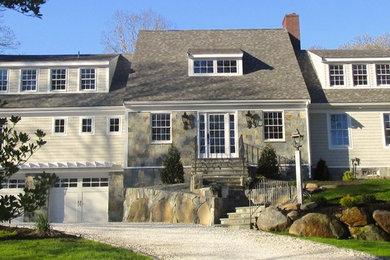 Inspiration for a contemporary exterior home remodel in Boston