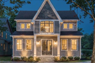 Example of a minimalist exterior home design in Nashville