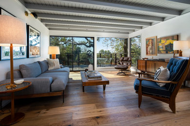 Inspiration for a 1960s living room remodel in Orange County