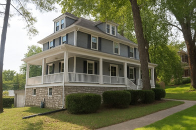 Example of an exterior home design in St Louis