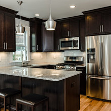kitchen cabinets and tile