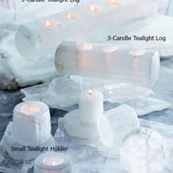 Selenite Ice Candle Holder Collection - Candleholders