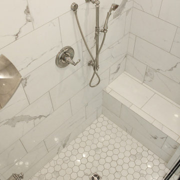 Master Bathroom - Tile and Installation by Exact Tile Inc
