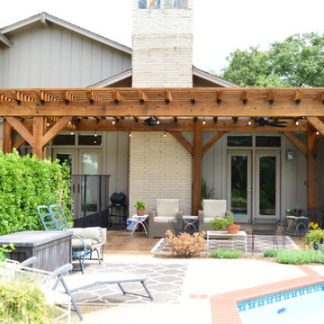 Farmer's Branch, TX, Custom Patio and Pergola