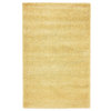 Solid/Striped Carrie 3'3"x5'3" Rectangle Sunshine Area Rug