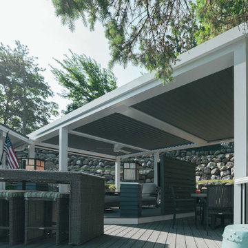 Good Residence - Plymouth, MI: StruXure Louvered Pergola & MagnaTrack Screens