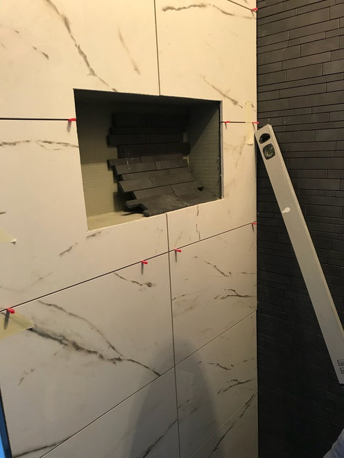 Shower niche mistake