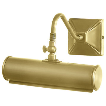 Lucas McKearn Leo 1-Light Small Traditional Metal Wall Sconce in Aged Brass