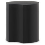 Meridian Furniture - Dimple Iron End Table, Black, 1-Piece: 16"Wx16"Dx18"H - Beautify your room with this Dimple black end table. Crafted from matte black iron metal, its modular shape allows you to connect as many as needed, offering versatility and style. With a contemporary nesting design, it adapts effortlessly to various spaces, whether used individually or in clusters. Perfect for adding both functionality and a modern aesthetic to your living area, this table promises to be a chic addition that enhances organization and visual appeal in any setting.
