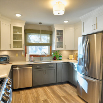 Transitional Kitchen and Sunroom Addition in Lafayette