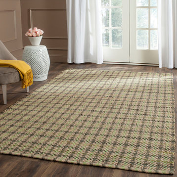 Safavieh Cape Cod Collection CAP823 Rug, Green/Natural, 3'x5'