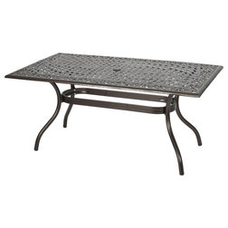 Traditional Outdoor Dining Tables by GDFStudio