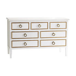 Gilt Trim Chest - New - Accent Chests And Cabinets