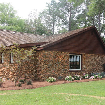 Rabbit Ridge Farm - Log Cabin Master Bath, Dressing Room & Laundry Room