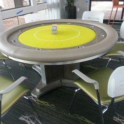 Custom Round Poker Table - Products