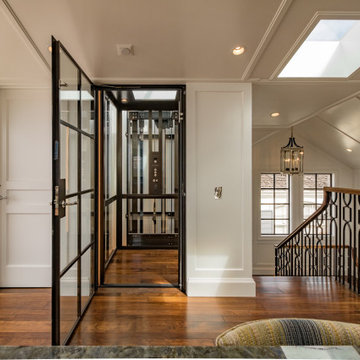 Newport Beach Glass Home Elevator