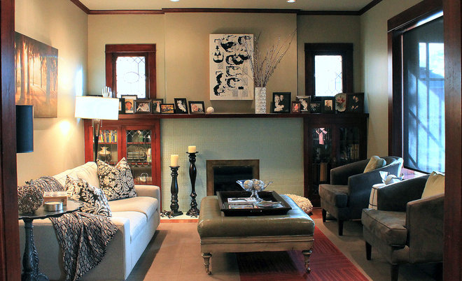 Contemporary Living Room by Lauren Mikus