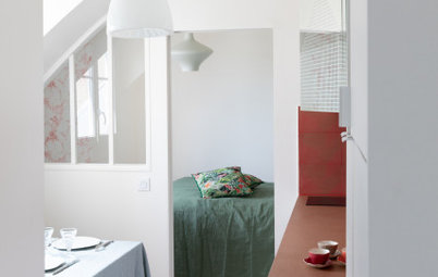 Avant/Après : Sous les toits, 35 m2 atypiques remaniés avec style