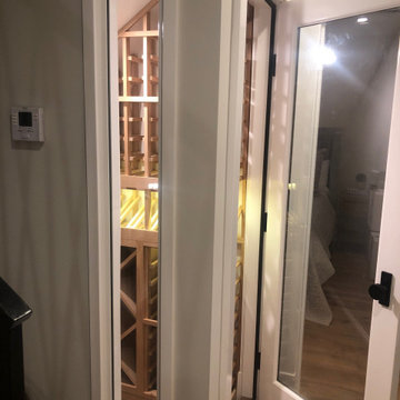Under Stairs Wine Cellar