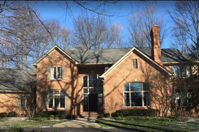 Example of a classic exterior home design in Indianapolis