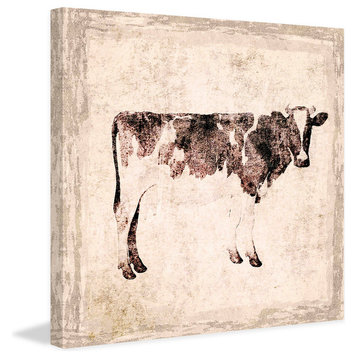 "Cow" Painting Print on Canvas by Irena Orlov