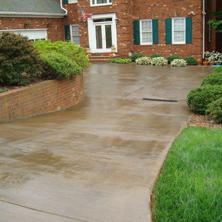 Stained Concrete Driveway | Houzz