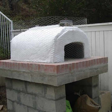The Szafarski Family Wood Fired Brick Pizza Oven in California