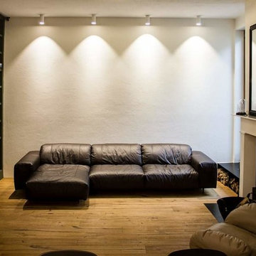 Industrial style living - room and kitchen furniture by Cuibul de Design.