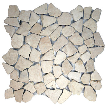 Ecru White Mosaic Tile