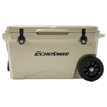 EchoSmile 75 qt. Rotomolded Cooler, Khaki