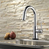 Delta Trinsic 1-Handle Pull-Down Bar/Prep Faucet with Touch2O Technology, Chrome