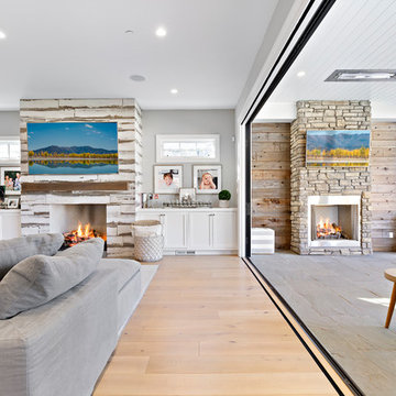 Modern Farmhouse Style Home Extends Living Space with AG Millworks Bi-Fold Doors